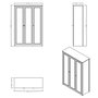 Hanah Home Sento Mm1.43.03.U1 Gris y Roble